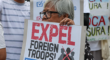 美菲“肩并肩”軍演引發民怨